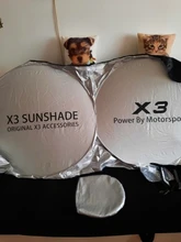 Parabrisas del coche cubierta tipo parasol para BMW X5 E70 F15 G05 X1 F48 X3 F25 X6 E71 X2 F39 X4 F26 X7 G07 accesorios Anti UV Reflector