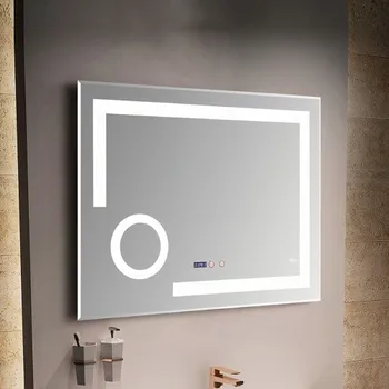 

Mirror with LED light Melana 8060 heating/clock/cosmet. Mirror (mln-led090)