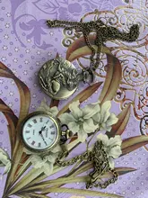 Reloj de bolsillo de bronce para hombre, pulsera de mano de cuarzo de diseño de caballo de Bonaparte, de estilo Vintage