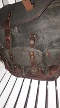 Mochila de lona encerada impermeable para hombre, morral de ocio, bolso escolar de viaje, mochila para portátil, bolsos de hombro vintage para hombre