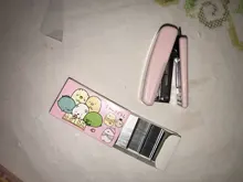 Sumikko Gurashi-Juego de Mini grapadora de dibujos animados, accesorios de Escuela Japonesa, librería portátil, papelería, escuela y oficina