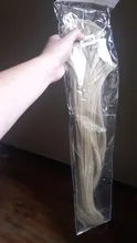 Leeons-extensiones de cabello con Clip 6H/613 #, conjunto de 6 unidades, 16 pinzas, cabeza completa, 55Cm, postizos de fibra sintética recta