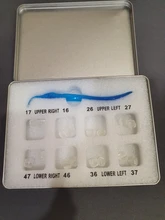 Kit de molde de impresión Dental Posterior, herramientas de llenado de restauración Dental