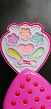 Caja de maquillaje de princesa segura para niñas, maquillaje lavable, caja de maquillaje de belleza, juguetes de regalo para bebés, juego de simulación de cumpleaños