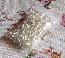 Unids/lote de anillos abiertos de 4-20mm, 50-200 Uds., doble bucle, conectores de anillos partidos para DIY, suministros para fabricación de joyas