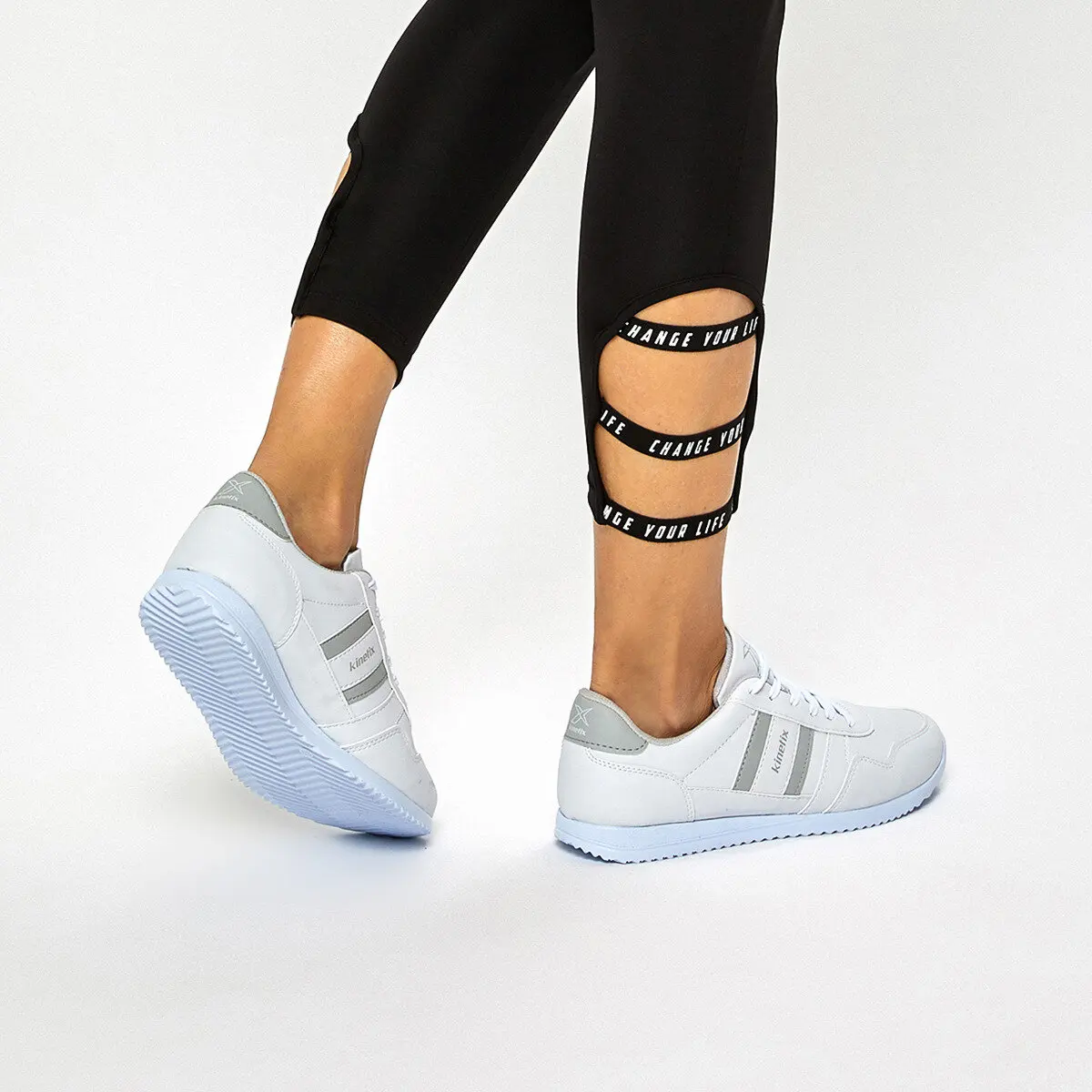FLO CARTER PU W 9PR белые женские кроссовки KINETIX