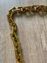 Bolso de mano de día para mujer, cadena dorada gruesa, pinza para masa, bolso de hombro, bolsa de hombro, Baguette plisado, 2021