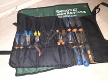 Bolsa de herramientas plegable de tela Oxford, multifunción, almacenamiento en rollo, estuche portátil, organizador, herramientas de bolsillo