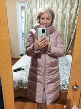Womens Jacket Coat Parkas Hood Long Winter Cold-Warm-Down Windproof New MIEGOFCE 