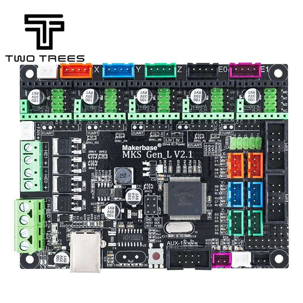 Плата Makerbase для 3D принтера MKS Gen L контроллер совместим с Ramps1.4/Mega2560 R3 поддерживает