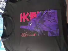 Camiseta con estampado de Ayanami Rei Amine, camisetas de manga corta punk, Harajuku, Kyoko Soryu Zeppelin, 01