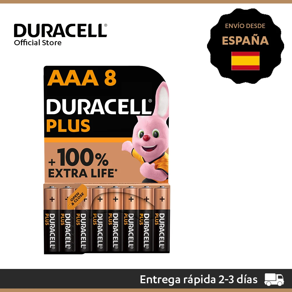 Duracell Plus-AAA K8 Pile LR3 (AAA) alcaline(s) 1.5 V 8 pc(s