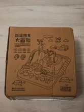 Juguetes educativos para niños, pista de aventura, juegos de mesa, Rail, coches mecánicos, estacionamientos, regalos de Navidad para niños