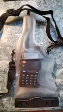 Bolsa impermeable portátil para exteriores, funda bolsa seca para walkie-talkie, Radios bidireccionales, cubierta protectora completa con cordón