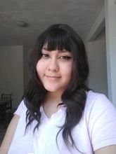 SHANGKE-Peluca de cabello sintético para mujer, cabellera larga de ondas al agua con flequillo, color marrón frío, resistente al calor, corte Bob, Cosplay diario