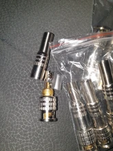 ANPWOO-conector BNC JR-B25 macho sin soldadura para sistema de cámaras de seguridad cctv, 10 Uds.