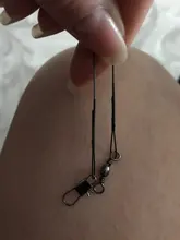 Correa de pesca antimordedura, polea giratoria de alambre, rotación de tiburón, giratoria, giratoria, de acero inoxidable, 20 Uds.