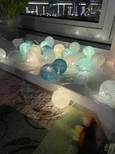 Led-String Chain Ball-Light Garland Party-Decoration Patio Wedding Christmas Halloween