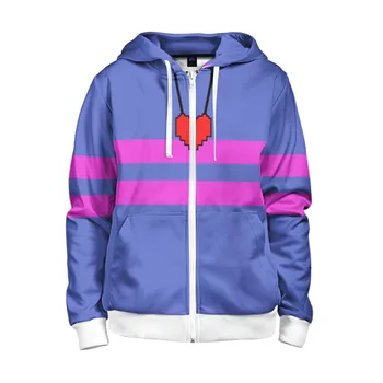 

Children's sweatshirt 3D with zipper Undertale Frisk (Frist)