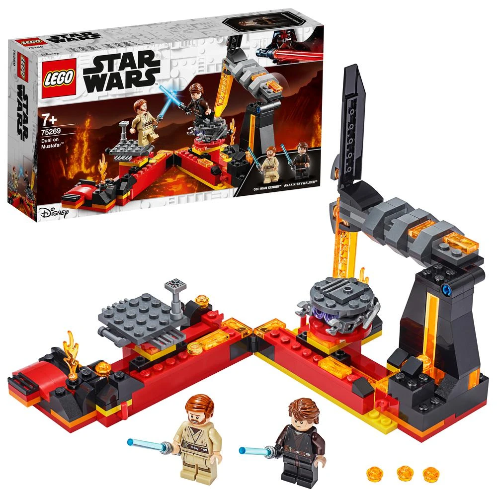 LEGO Star Wars | TM Duel ที่ Mustafar™| ชุดของเล่นเพื่อการศึกษาสำหรับเด็ก Star  Wars (75269)|Soft Plastic Blocks| - AliExpress