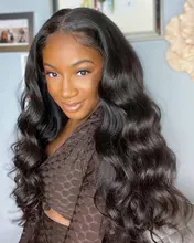 Tinashe-Peluca de cabello humano ondulado con encaje Frontal, peluca de cabello humano brasileño con cierre de 4x4 6x6, densidad del 250, 28 y 30 pulgadas