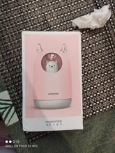 Humidificador ultrasónico con USB para el hogar, difusor de aceites aromáticos, lámpara LED de Color romántico, 300ml