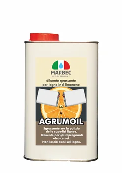 

Marbec - AGRUMOIL |Diluente sgrassante per legno in d-limonene