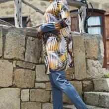 Марина 1976 для женщин; Большие размеры с цветочным принтом мусульманских Плавание одежда хиджаб Муслима исламский Плавание костюм Плавание одежда для серфинга спортивные Буркини