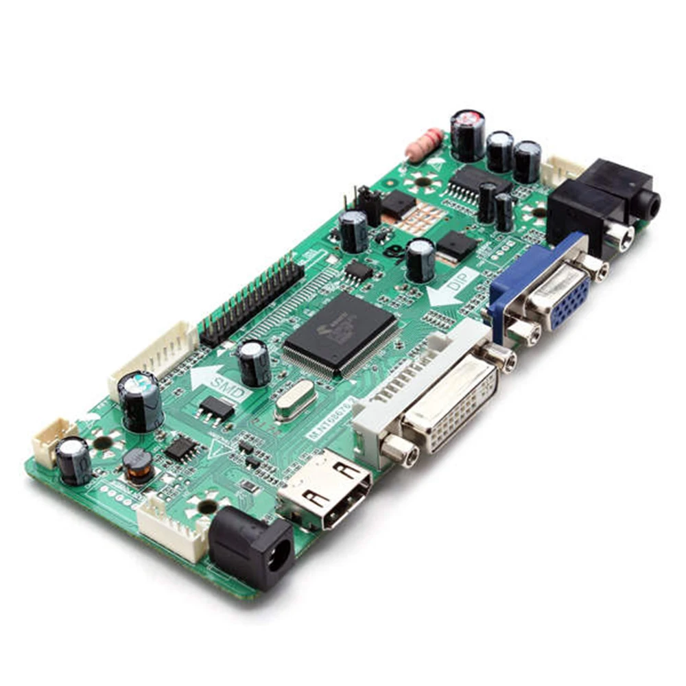 Taidacent Универсальный LVDS плата контроллера 10-65 дюймов ЖК-экран HDMI DVI VGA к LVDS драйвер платы DIY ноутбук дисплей комплект