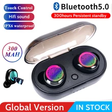 K19 Bluetooth наушники беспроводные наушники TWS Спортивная гарнитура с микрофоном Мини Bluetooth наушники беспроводные наушники PK pop tw50