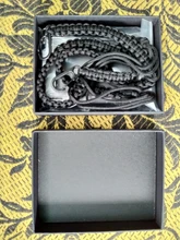 DIENQI-Tarjetero de Metal RFID para hombre, billetera minimalista con identificación de negocios, Tarjetero