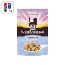 Hill's Ideal Balance влажный корм для кошек с аппетитной форелью 12шт. х 85 г