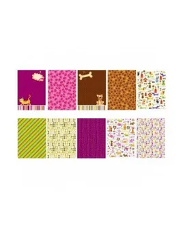 

SCRAPBOOKING PAPERS IN NOTEPAD FOR CRAFTS 210X297 MM 190 GSM 20 UNDS MIX SLUB