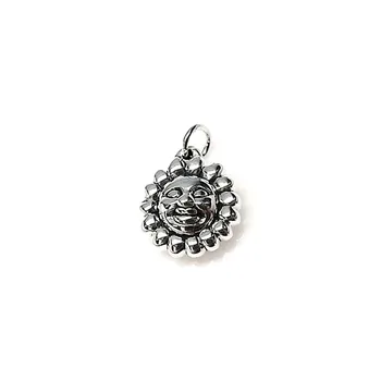 

Pendant Silver law 925m 15mm. Sun smooth electroforming [AA7642]