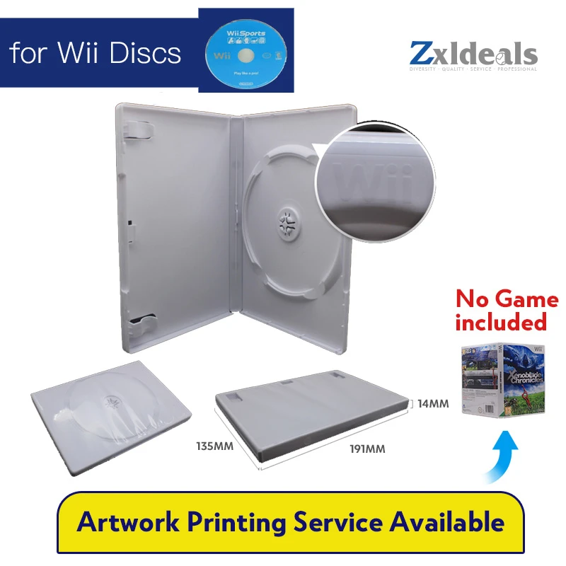 Nintendo Wii Game Case Wii Replacement Cases Wii Game Case White