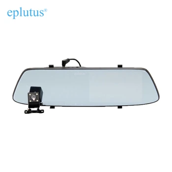 

DVR Car Video Recorder dual lens for car Auto Registrator rear view Video Recorder Mirror D06 5 inch Full HD 2 cameras microSD