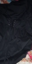 6XL de talla grande camisa de las mujeres hombro señoras Tops de encaje negro manga larga blusas y camisas casuales Irregular Streetwear femme D25