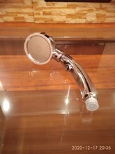 Cabezal de ducha de lluvia de lujo, de mano, anión, alta presión, Gadgets de lluvia para el baño, Ahorrador de agua, cabezal de ducha con encendido/apagado