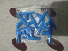 10 Pieces Plastic Aquarium Fish Tank 2 Way Air Pump Control Valves, Blue