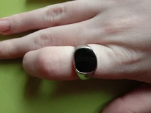 Anillo Vintage para hombre, anillos de esmalte, Punk, clásico, negro, piedras negras de imitación, anillo esmaltado