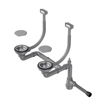 

Siphon for kitchen sink omoikiri wk-2c-in