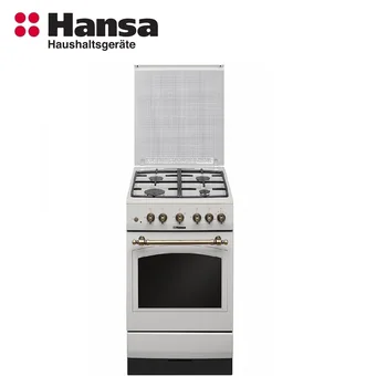 

Gas stove Hansa FCGY52109 Gas stove Brass cabinet Gas cooktop Gas stove with oven Electric range with oven Gas cooking panel