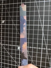 Wave Moon-conjunto de cintas Washi, cintas adhesivas de papel colorido para escribir, cinta de papel adhesiva de 15mm para decoración, etiqueta de diario