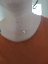 Collar con colgante de corazón pequeño para mujer, cadena y corazón corto, regalo, étnicos bohemios, collar de Gargantilla al por mayor