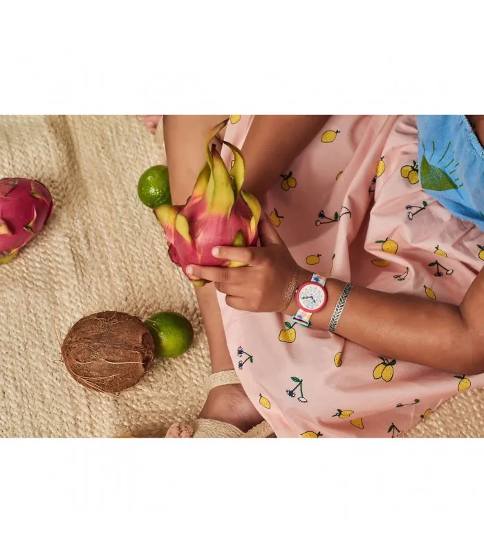 Часы Flik Flak NANANAS Story Time Tropical FBNP110