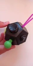 EDC mano para el autismo, TDAH alivio de la ansiedad en niños de 12 lados Anti-estrés Fidget Juguetes | Juguetes Fidget | Fidget Juguetes