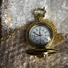 Reloj de bolsillo de cuarzo, luminoso, LED, colgante, hora, Vintage, único, bronce/plata/oro, locomotor, motor noctilucente