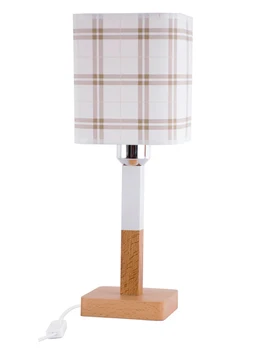 

Table lamp "Эмма" 1хE27x60Вт natural and white, squared 269-51-21T
