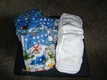 [Simfamily] 4 unids/set pañal de tela lavable cubierta de pañal ajustable reutilizable de tela pañales disponibles 0-3years 3-15kg bebé