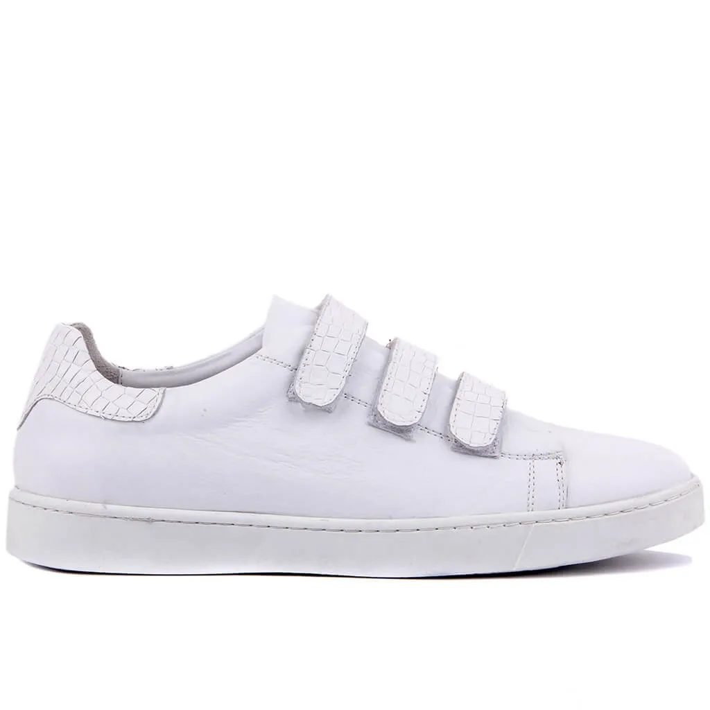 white velcro mens shoes